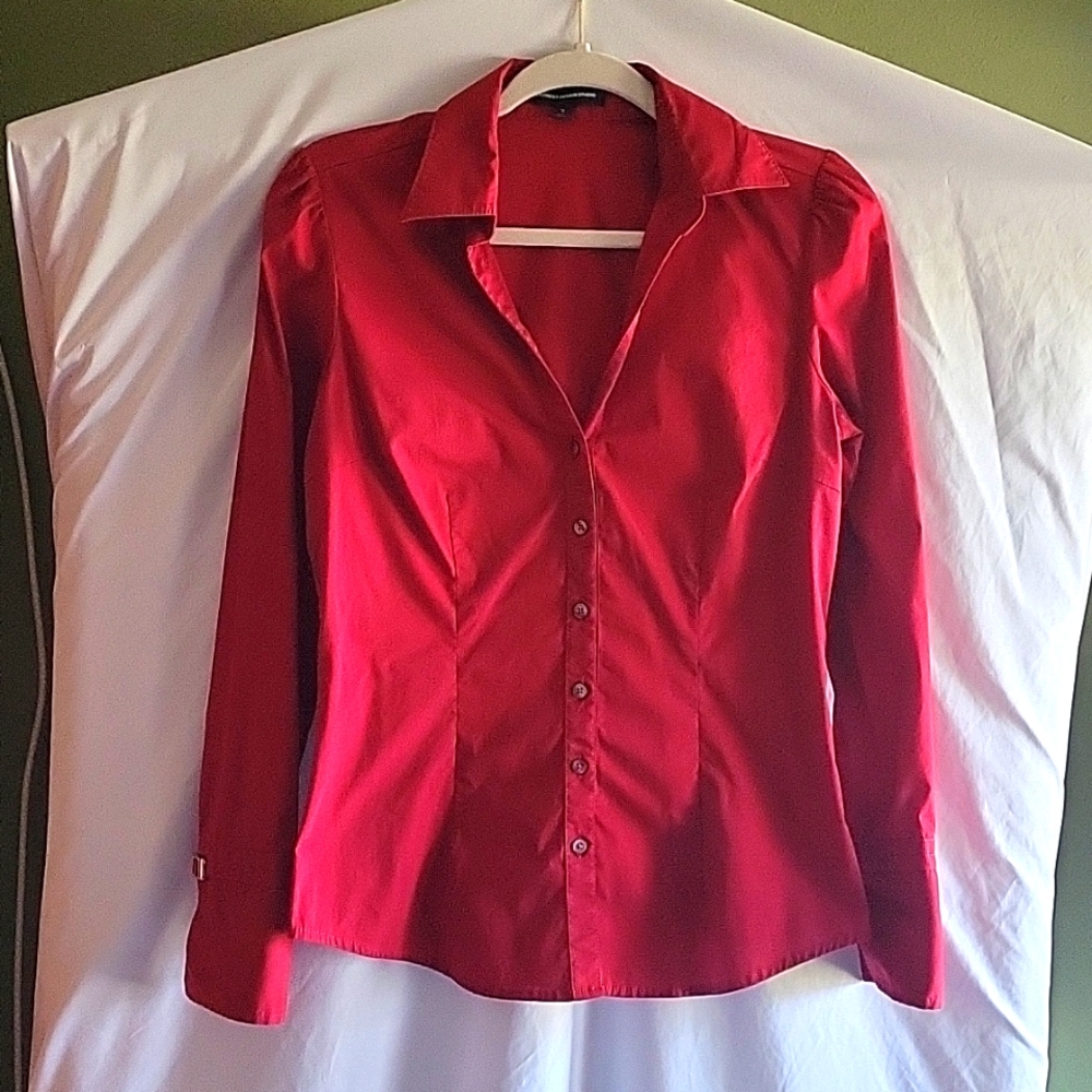 WOMEN'S EXPRESS DESIGN STUDIO BUTTON DOWN SHIRT SMALL
